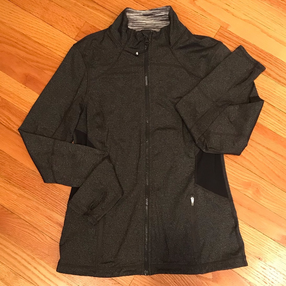 Kirkland dark charcoal zipper jacket Sz Small